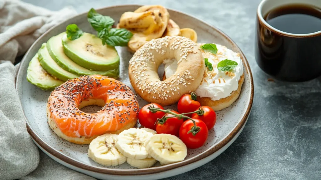 A cozy breakfast setup showcasing serving ideas for 2 ingredient bagels with various toppings.

Title: Creative Serving Suggestions for 2 Ingredient Bagels