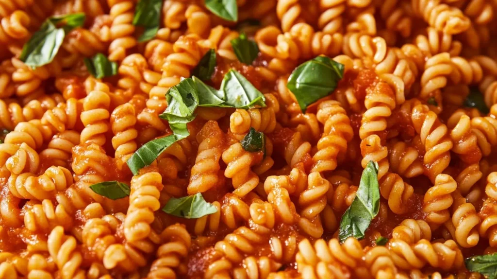 Campanelle Pasta in Tomato Sauce