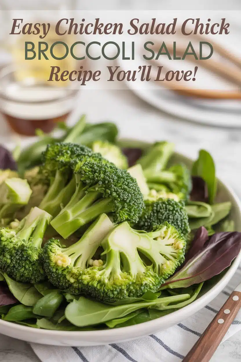 Easy Chicken Salad Chick Broccoli Salad Recipe You’ll Love!