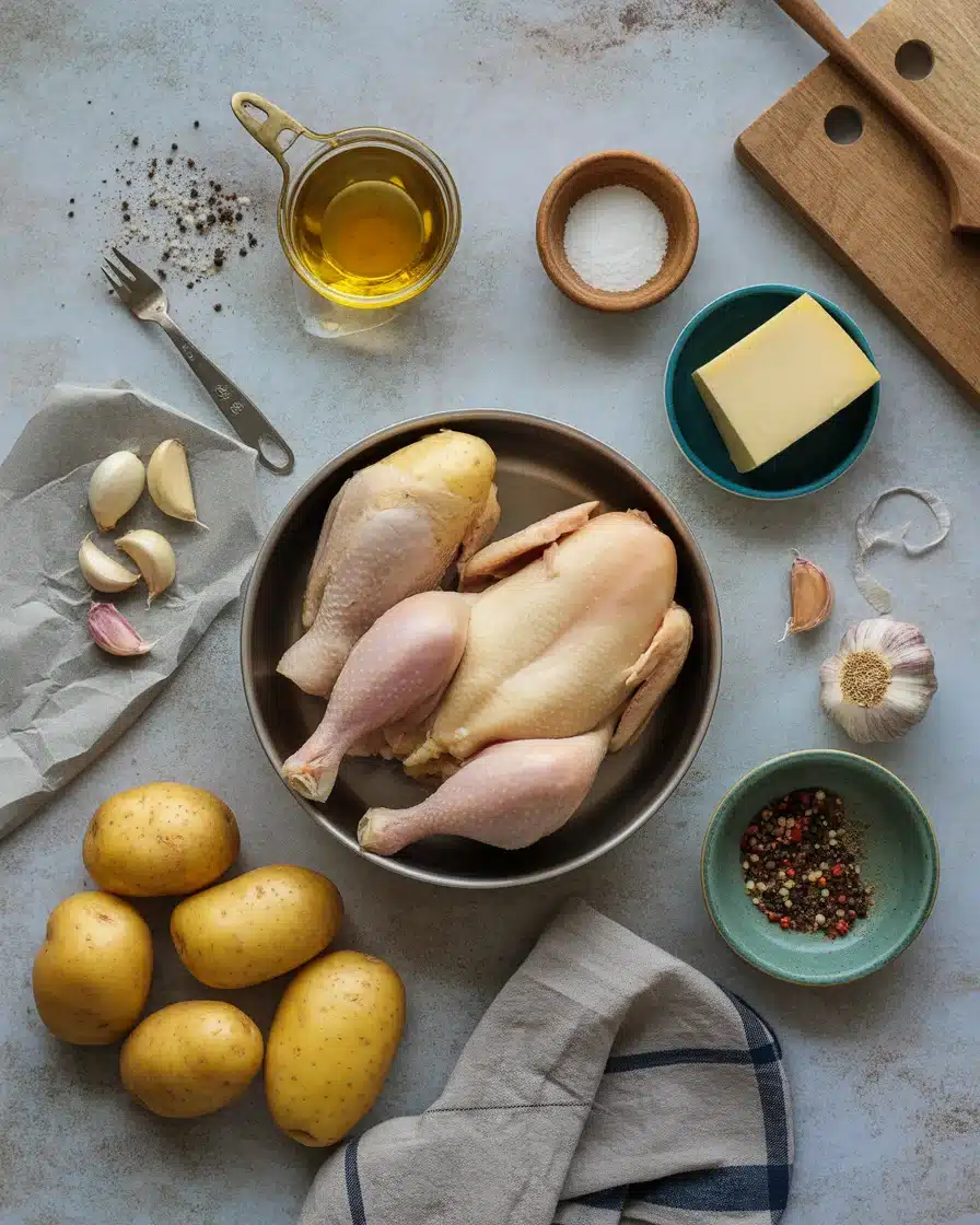 Mouthwatering Garlic Parmesan Chicken and Potatoes for Dinner
