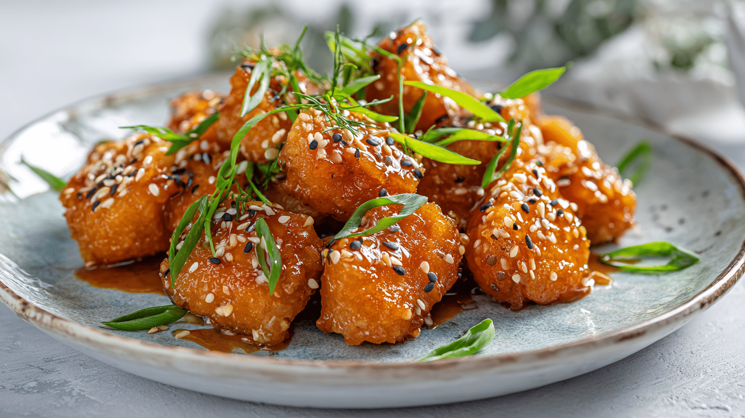Crispy Bang Bang Salmon Bites