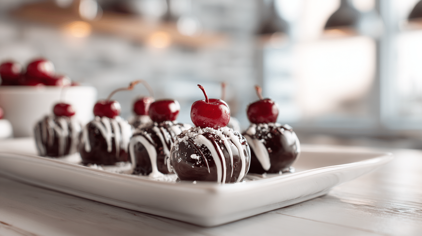Cherry Bomb dessert bites