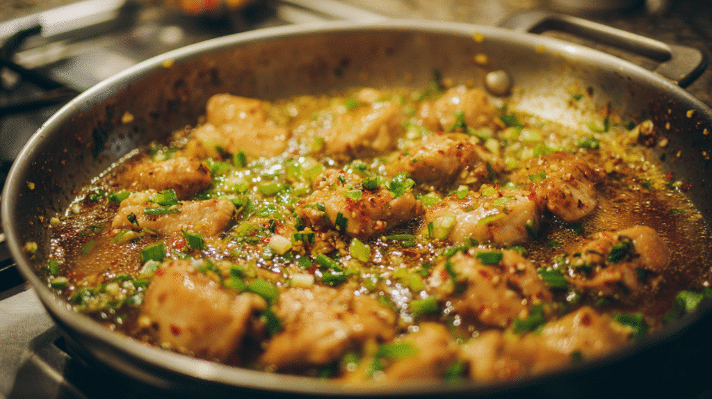 Steps for making ginger garlic chicken