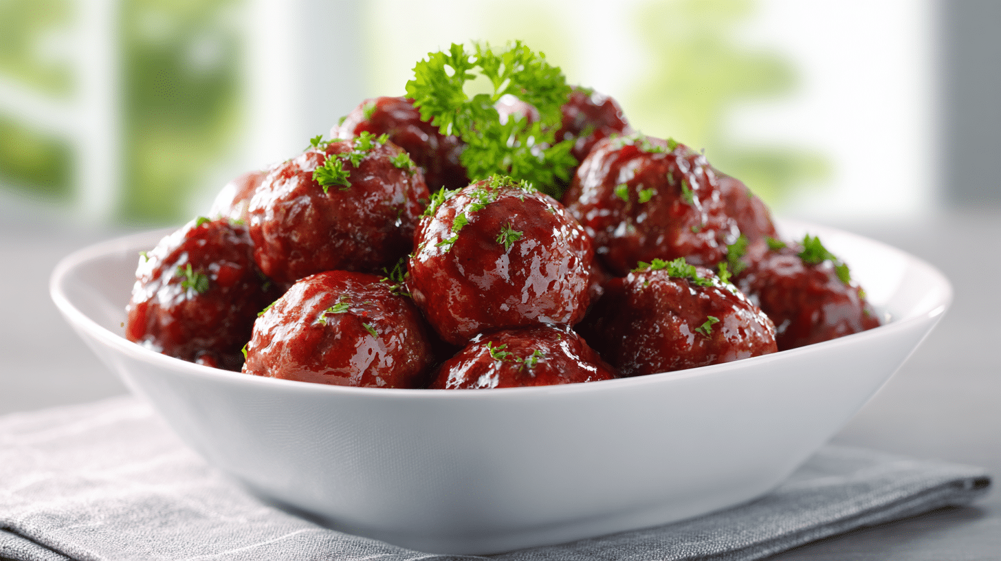 Party cranberry meatballs