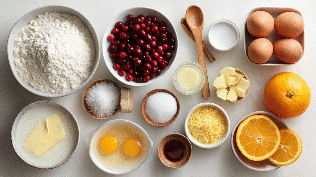 Delicious cranberry orange pancakes