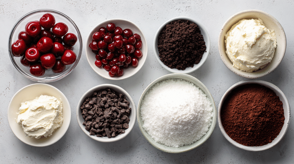 Ingredients for Cherry Bombs