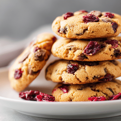 Soft cranberry cookies