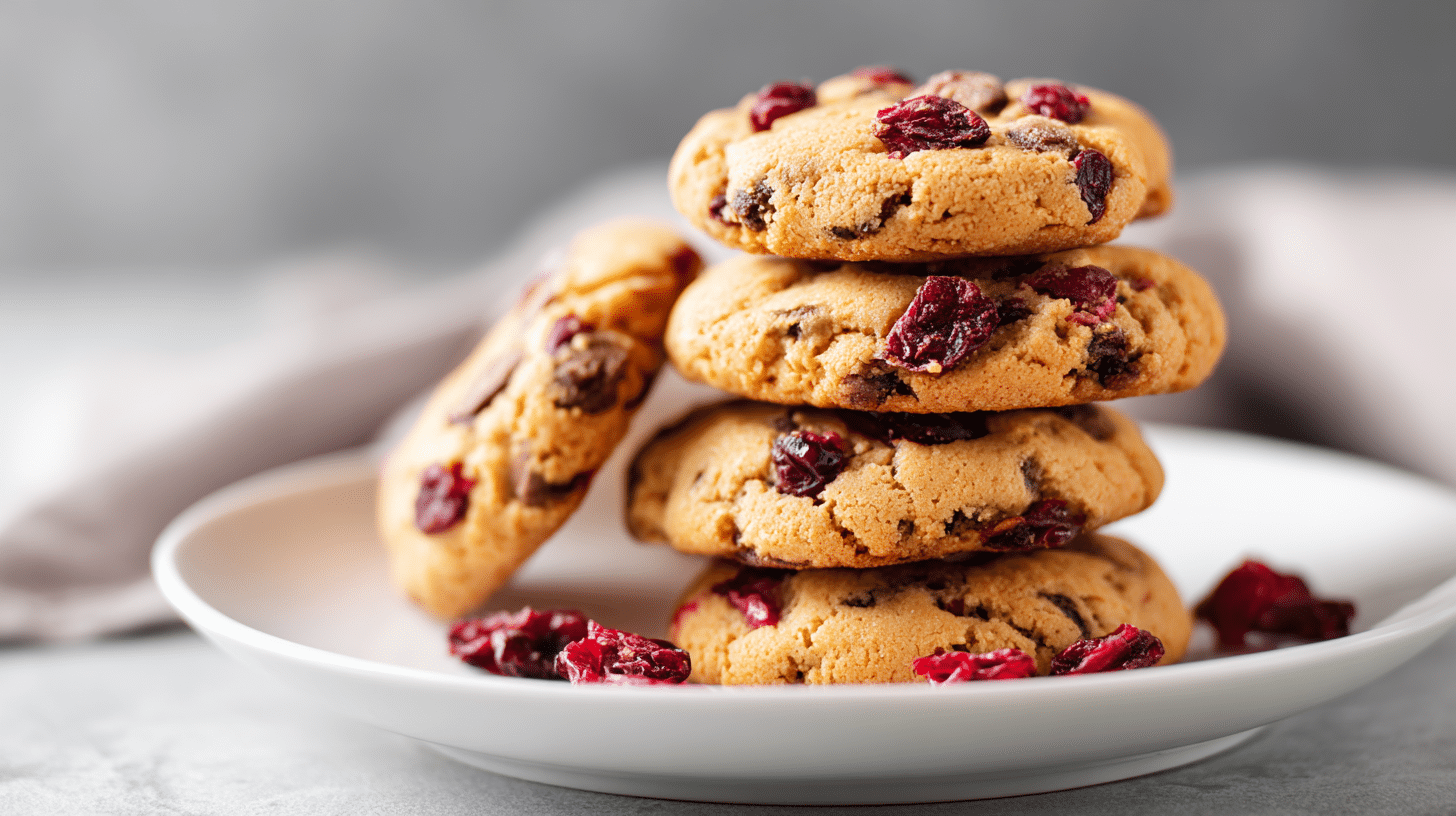 Soft cranberry cookies