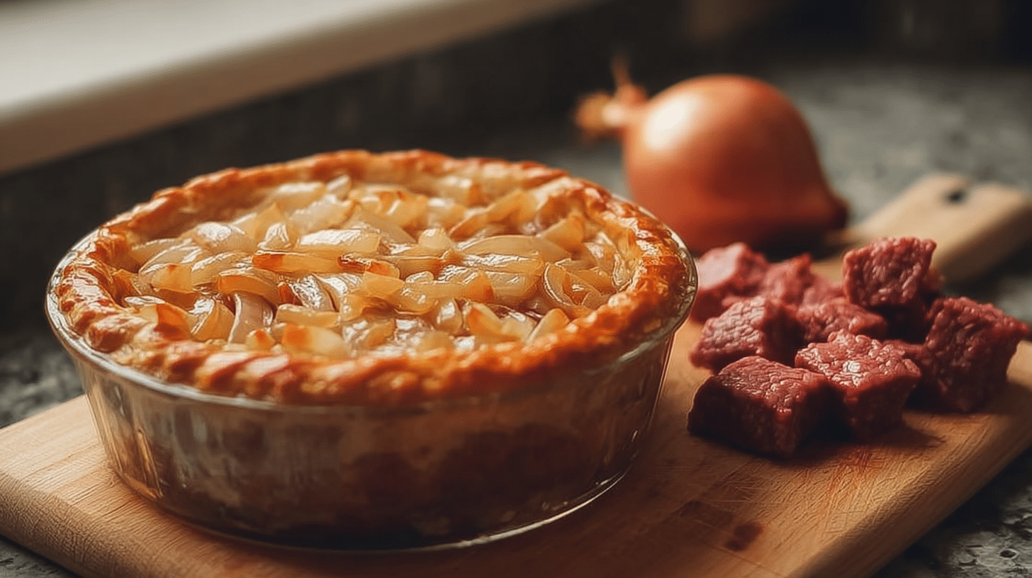 Steak And Onion Pie
