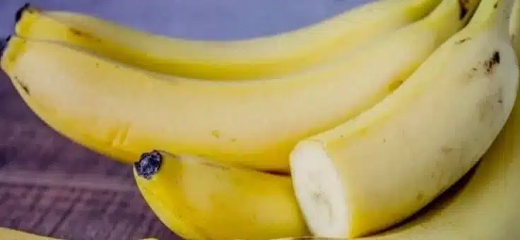 Delicious banana blueberry overnight oats served in a jar