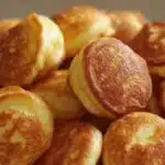 Delicious breakfast pancake poppers served on a plate