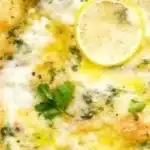 Delicious homemade lemon pizza topped with fresh ingredients
