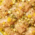 Lemon Garlic Herb Marinade for grilling and marinating